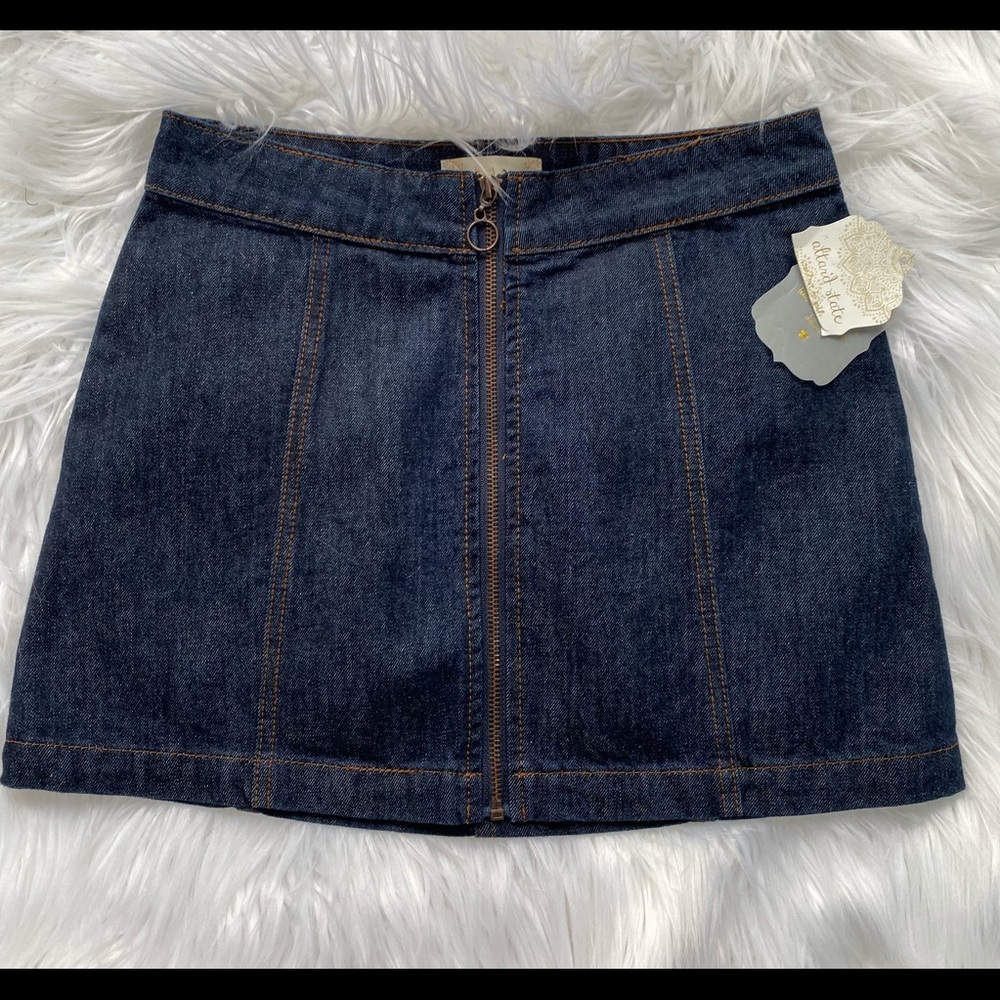 NEW Altar'd State XS Denim Skirt Mini NWT
